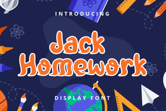 Jack Homework: The Playful Font for Vibrant Design