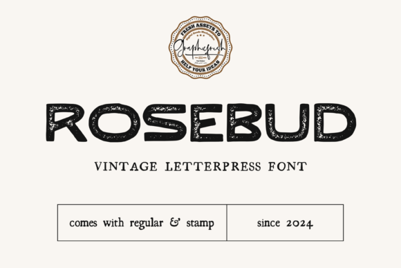 Rediscovering Charm: The Rosebud Display Font for Modern Design