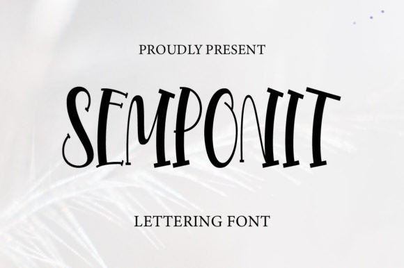 Semponite: Elevating Design with Elegant Typography