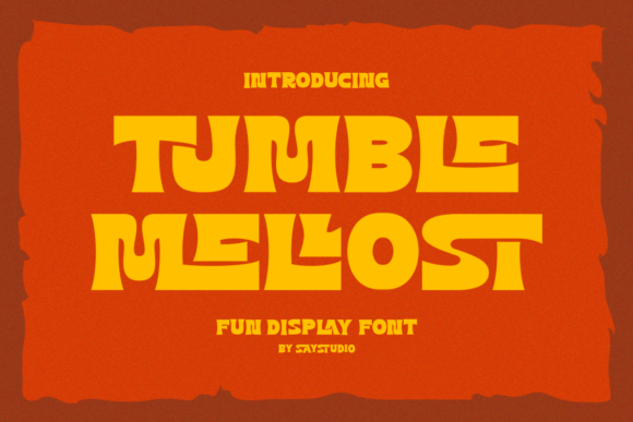 Tumble Mellost: A Playful Font for Vibrant Designs