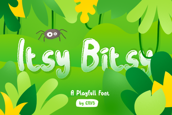 Unleash Playful Energy with the Itsy Bitsy Display Font